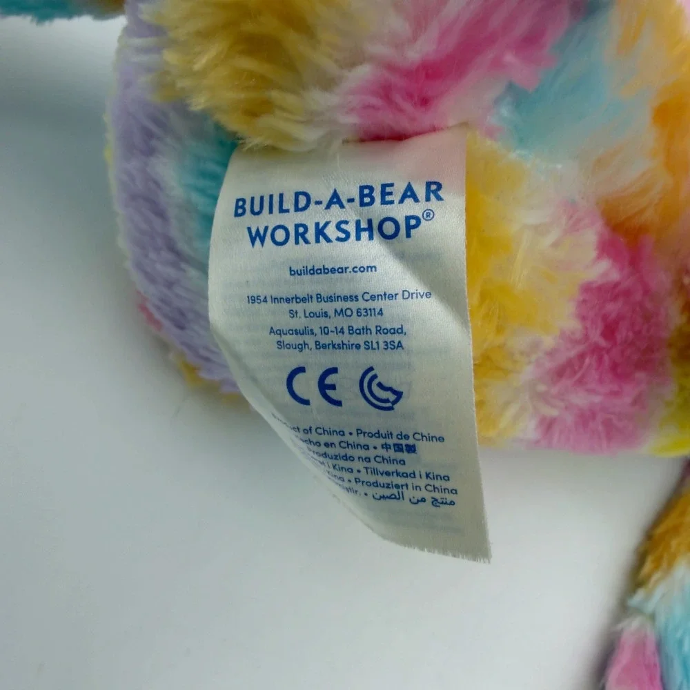 Build-A-Bear Workshop Rainbow Friends Bunny Plush Rainbow is my Favorite Color T